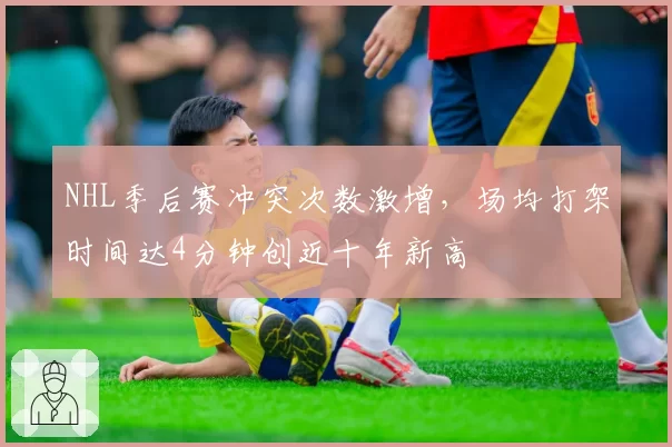 NHL季后赛冲突次数激增,场均打架时间达4分钟创近十年新高