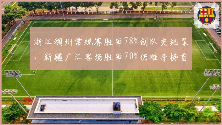 浙江稠州常规赛胜率78%创队史纪录,新疆广汇客场胜率70%仍难夺榜首