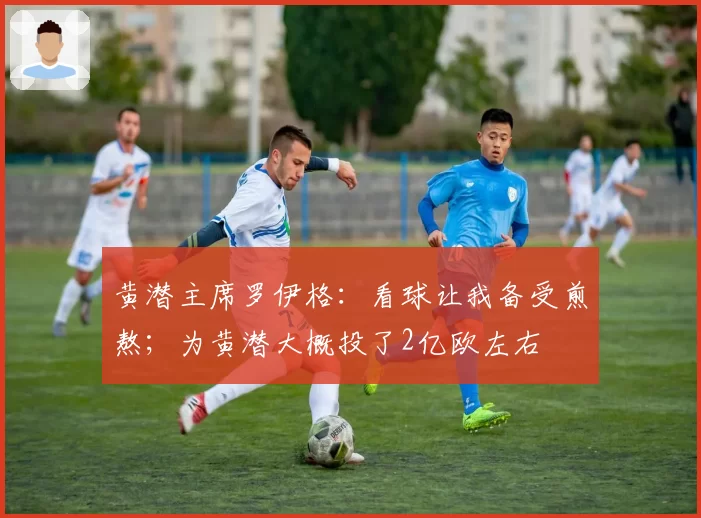 黄潜主席罗伊格:看球让我备受煎熬;为黄潜大概投了2亿欧左右
